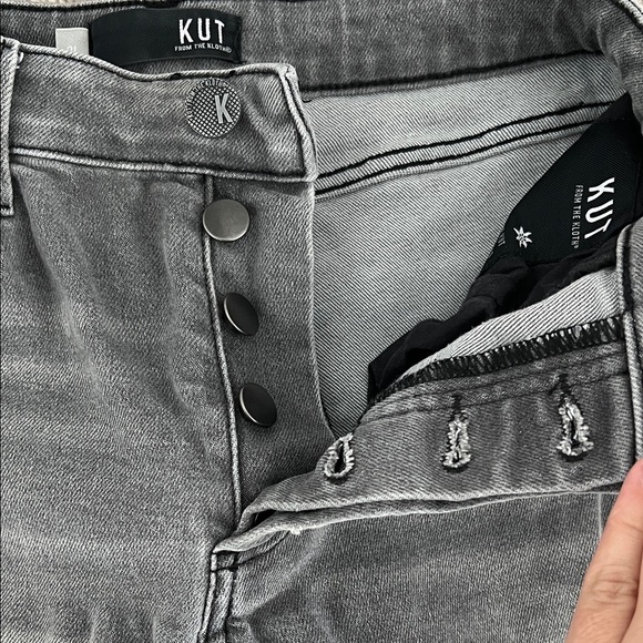 Kut from the Kloth High Rise Naomi Girlfriend Straight Leg Jeans Size 2L - Picture 5 of 9